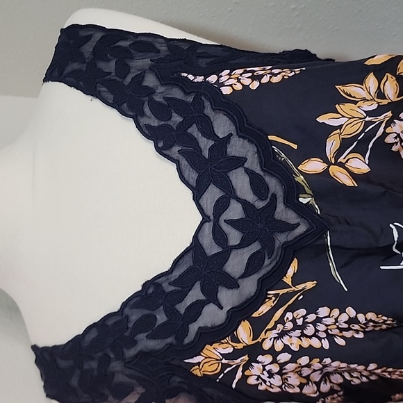 Sundance Splendor 100% silk floral maxi dress - Picture 4 of 8